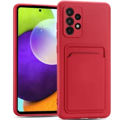 Samsung Galaxy A23 5G - Silikonhülle mit Kartenfach & Kameraschutz