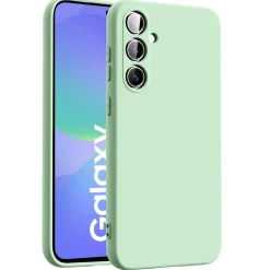 Samsung Galaxy A36 5G - Silikon Case mit Mikrofaser-Innenseite