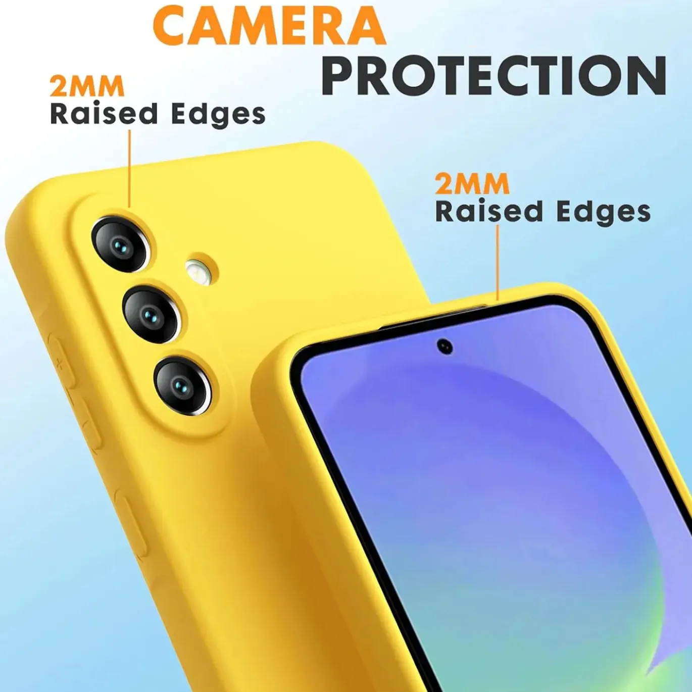 Samsung Galaxy A36 5G - Silikon Case mit Mikrofaser-Innenseite