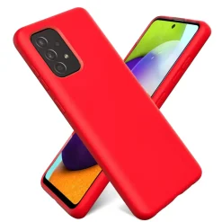 Samsung Galaxy A53 5G - Silikon Case mit Mikrofaser-Innenseite