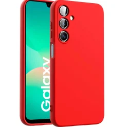 Samsung Galaxy A26 5G - Silikon Case mit Mikrofaser-Innenseite