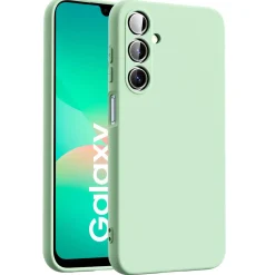 Samsung Galaxy A26 5G - Silikon Case mit Mikrofaser-Innenseite