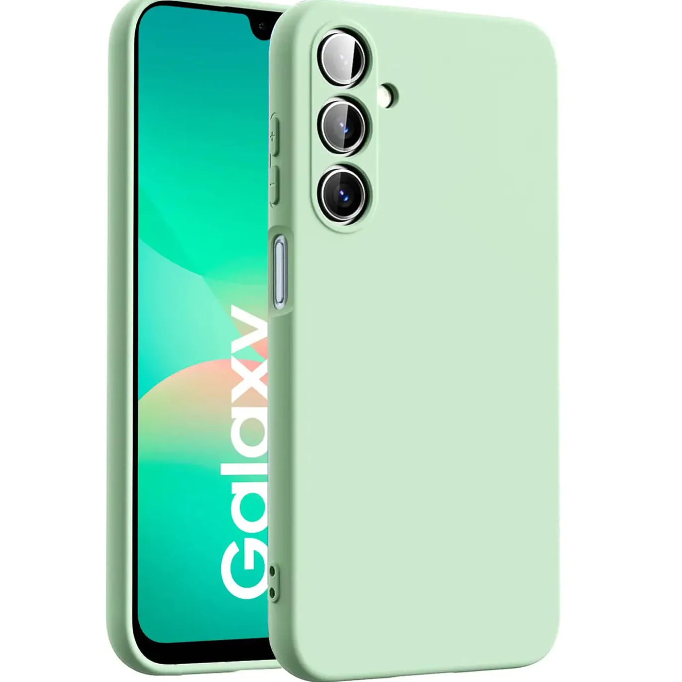 Samsung Galaxy A26 5G - Silikon Case mit Mikrofaser-Innenseite