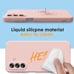 Samsung Galaxy A26 5G - Silikon Case mit Mikrofaser-Innenseite
