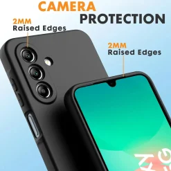 Samsung Galaxy A26 5G - Silikon Case mit Mikrofaser-Innenseite