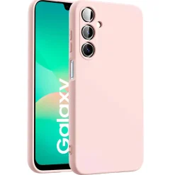 Samsung Galaxy A26 5G - Silikon Case mit Mikrofaser-Innenseite