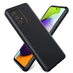 Samsung Galaxy A35 5G - Silikon Case mit Mikrofaser-Innenseite