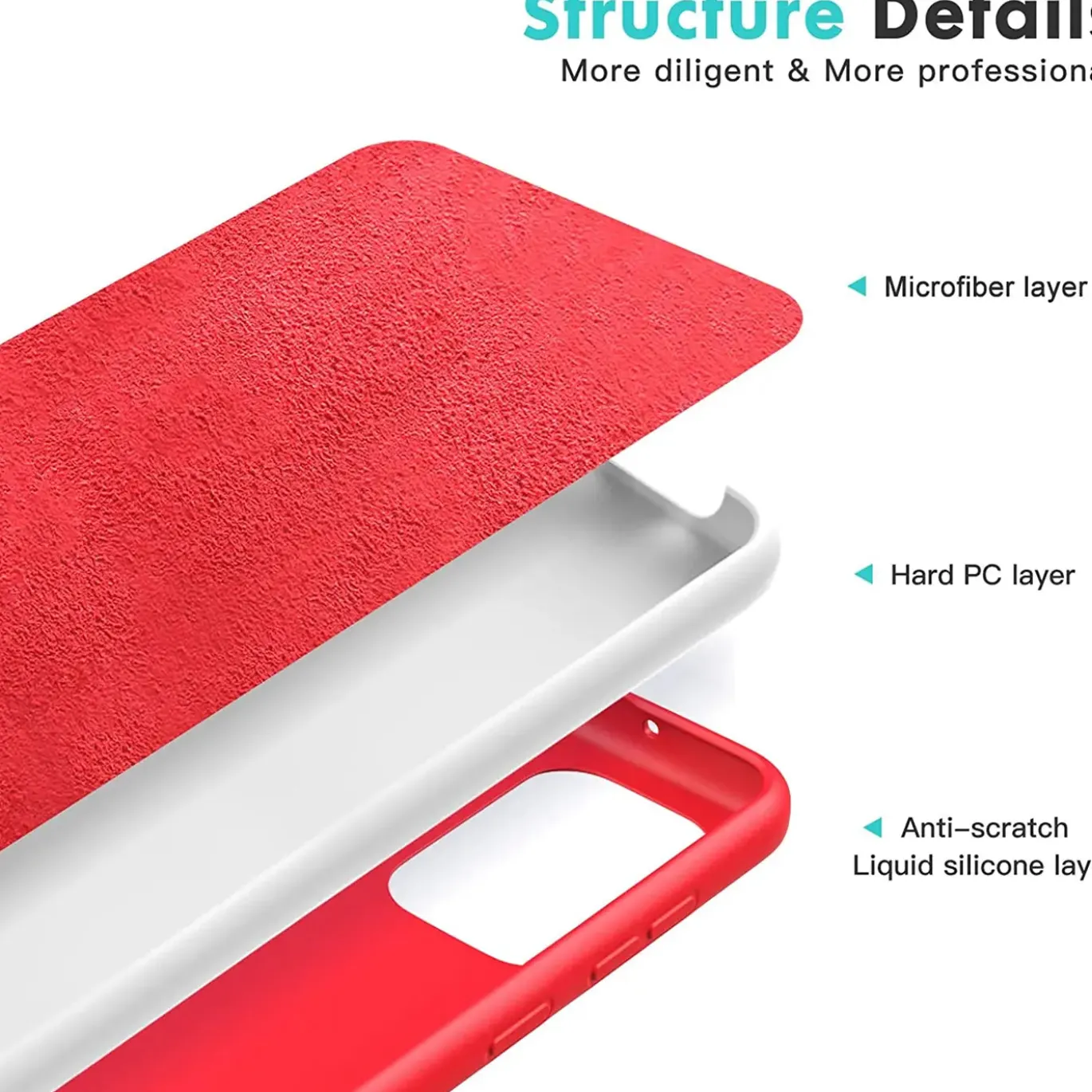 Samsung Galaxy A35 5G - Silikon Case mit Mikrofaser-Innenseite