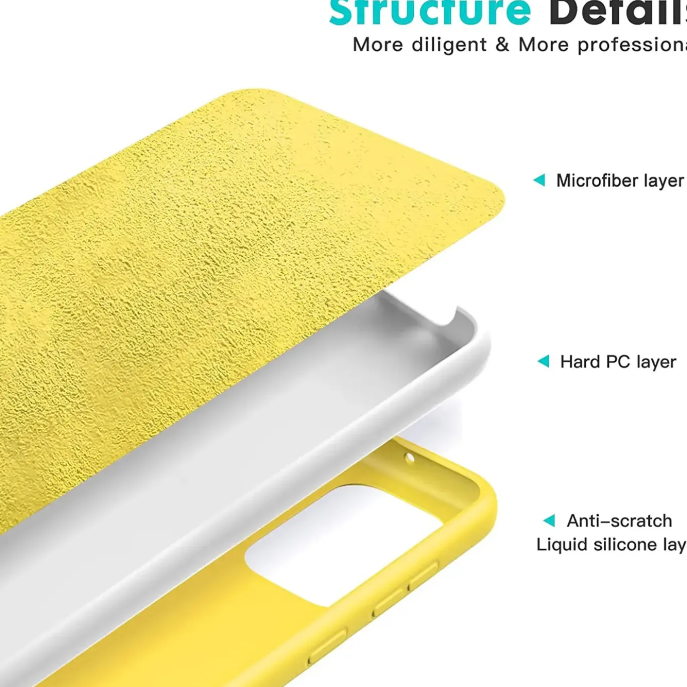 Samsung Galaxy A35 5G - Silikon Case mit Mikrofaser-Innenseite