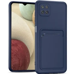 Samsung Galaxy A22 5G - Silikonhülle mit Kartenfach & Kameraschutz