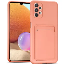 Samsung Galaxy A13 4G - Silikonhülle mit Kartenfach & Kameraschutz