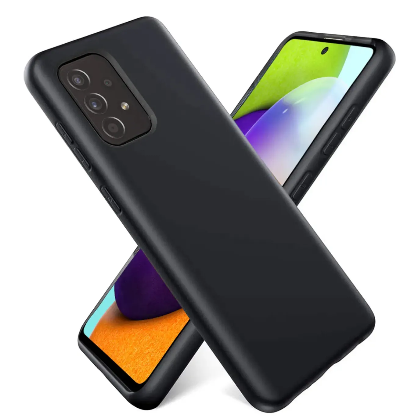 Samsung Galaxy A33 5G - Silikon Case mit Mikrofaser-Innenseite