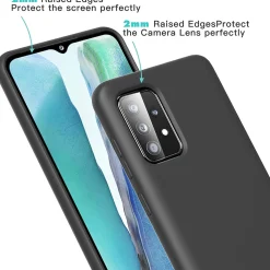 Samsung Galaxy A33 5G - Silikon Case mit Mikrofaser-Innenseite