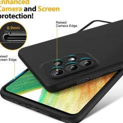 Samsung Galaxy A33 5G - Slim Silikon Backcover Schwarz