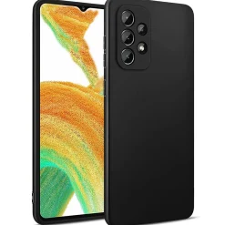 Samsung Galaxy A33 5G - Slim Silikon Backcover Schwarz