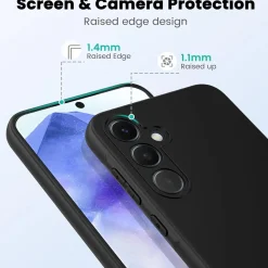 Samsung Galaxy A56 5G - Slim Silikon Backcover Schwarz