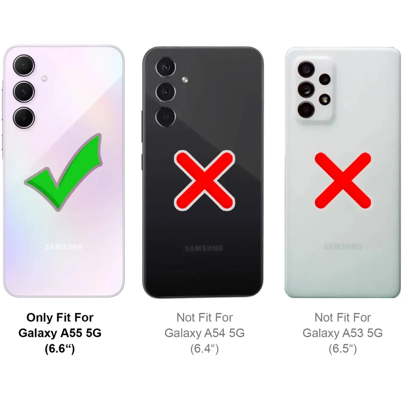 Samsung Galaxy A55 5G - Slim Silikon Backcover Schwarz