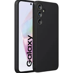 Samsung Galaxy A55 5G - Slim Silikon Backcover Schwarz