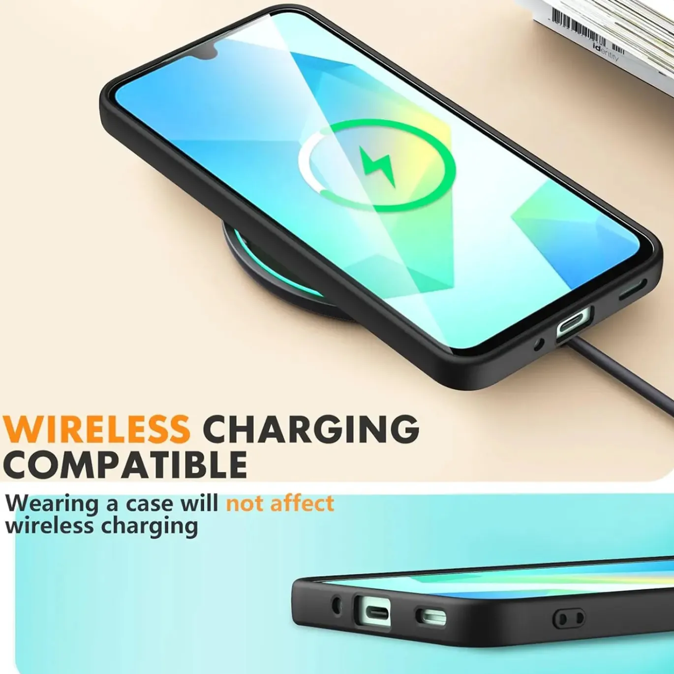 Samsung Galaxy A16 5G - Slim Silikon Backcover Schwarz