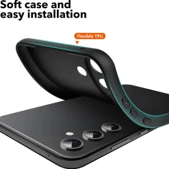 Samsung Galaxy A36 5G - Slim Silikon Backcover Schwarz