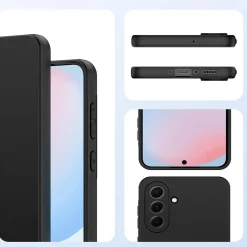 Samsung Galaxy A36 5G - Slim Silikon Backcover Schwarz
