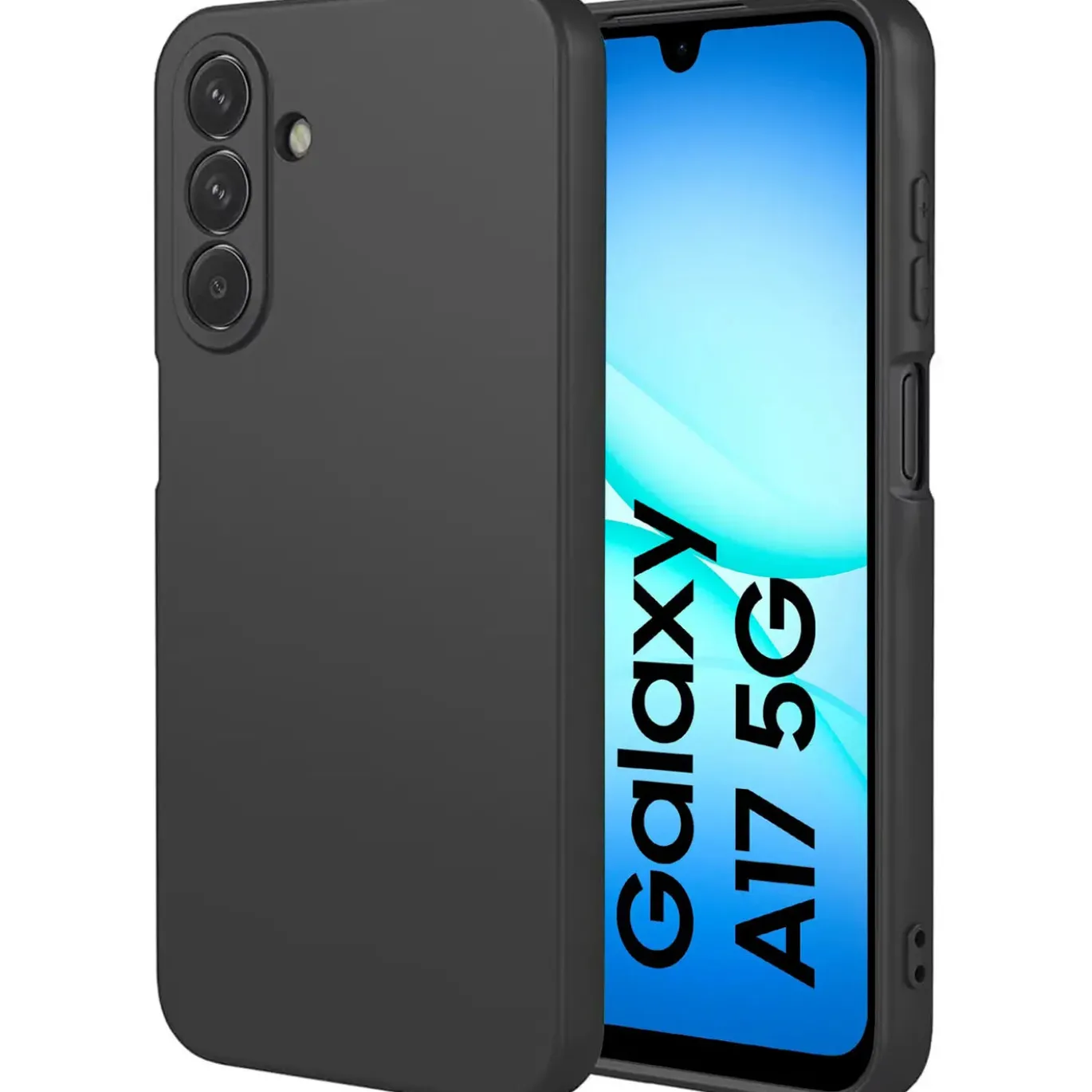 Samsung Galaxy A17 5G - Slim Silikon Backcover Schwarz