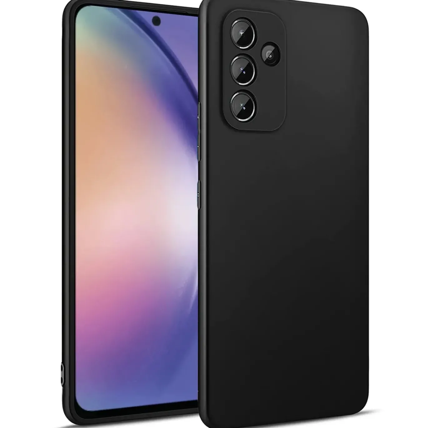 Samsung Galaxy A34 5G - Slim Silikon Backcover Schwarz