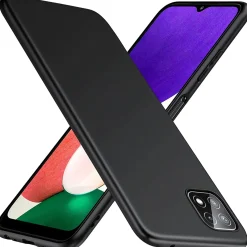 Samsung Galaxy A22 5G - Slim Silikon Backcover Schwarz