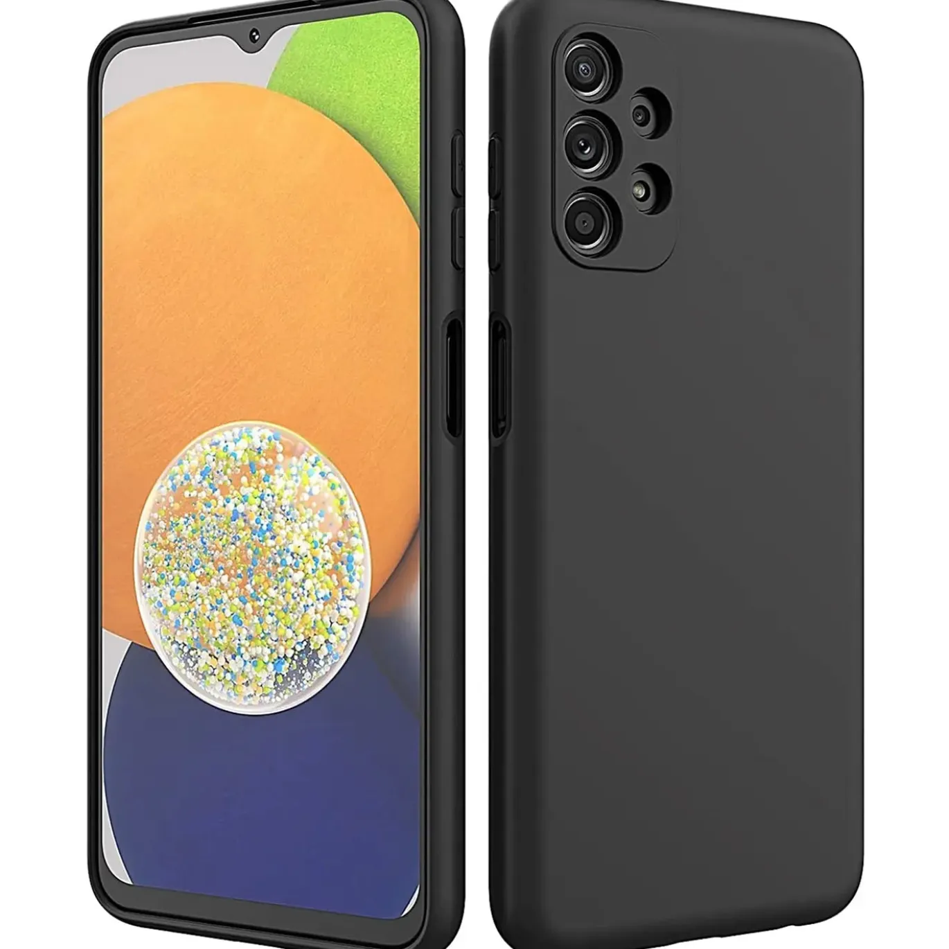 Samsung Galaxy A13 4G - Slim Silikon Backcover Schwarz