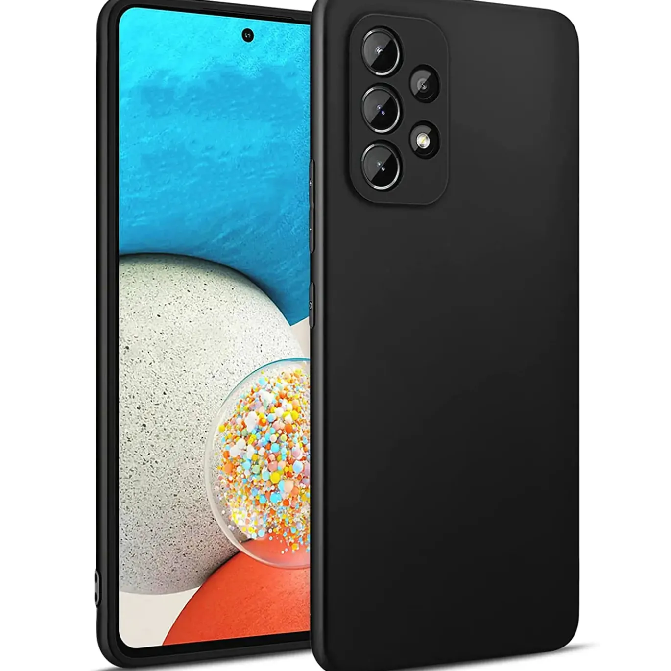 Samsung Galaxy A53 5G - Slim Silikon Backcover Schwarz