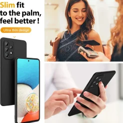 Samsung Galaxy A53 5G - Slim Silikon Backcover Schwarz