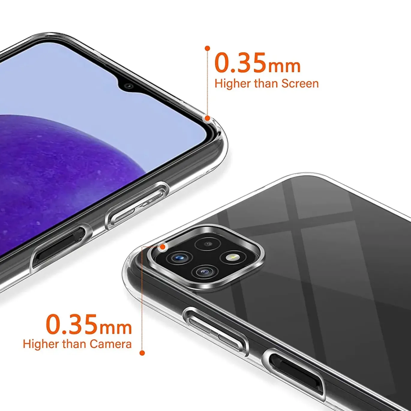 Samsung Galaxy A22 5G - Slim Clear Case Hülle