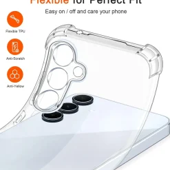 Samsung Galaxy A35 5G - Stoßfestes Clear Case