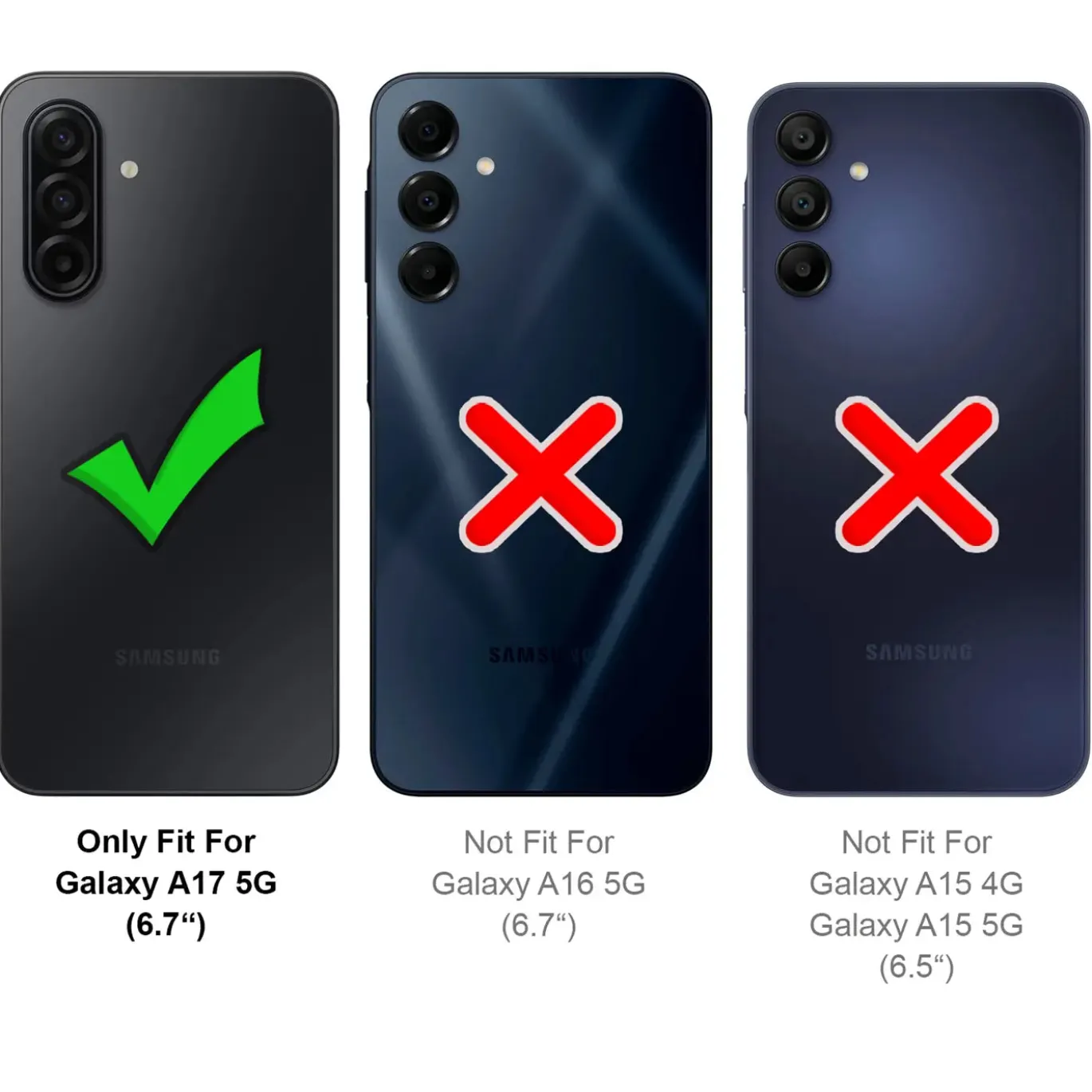 Samsung Galaxy A17 5G - Stoßfestes MagSafe Case in Schwarz mit halbtransparenter Rückseite