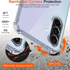 Samsung Galaxy A36 5G - Stoßfestes Clear Case