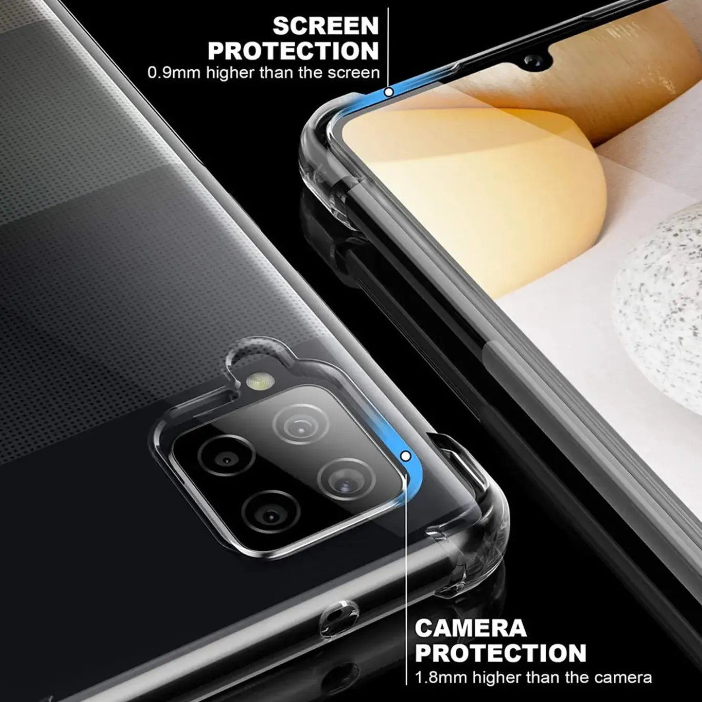 Samsung Galaxy A42 5G - Stoßfestes Clear Case