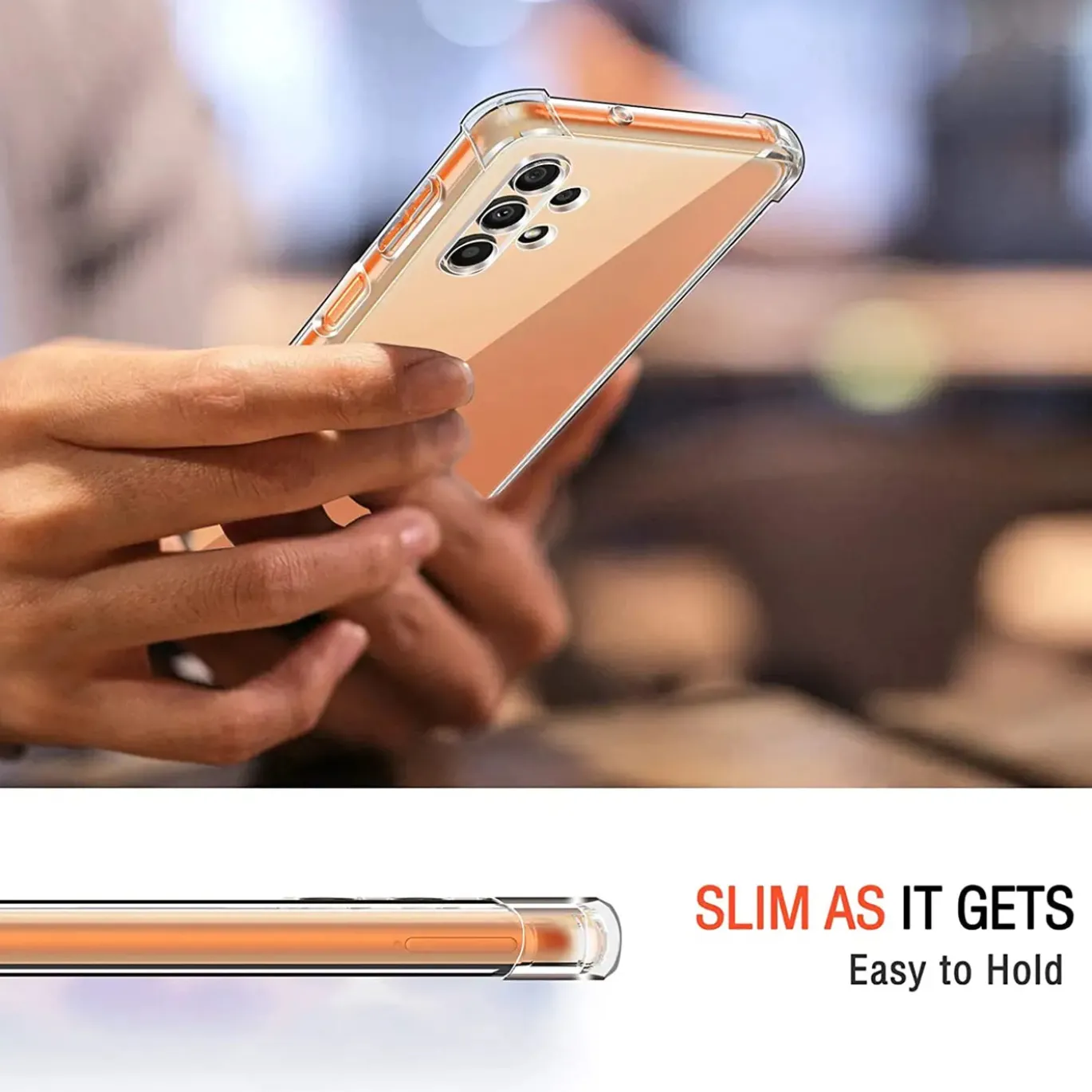 Samsung Galaxy A13 4G - Stoßfestes Clear Case