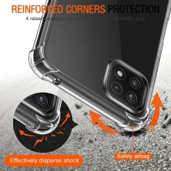 Samsung Galaxy A22 5G - Stoßfestes Clear Case