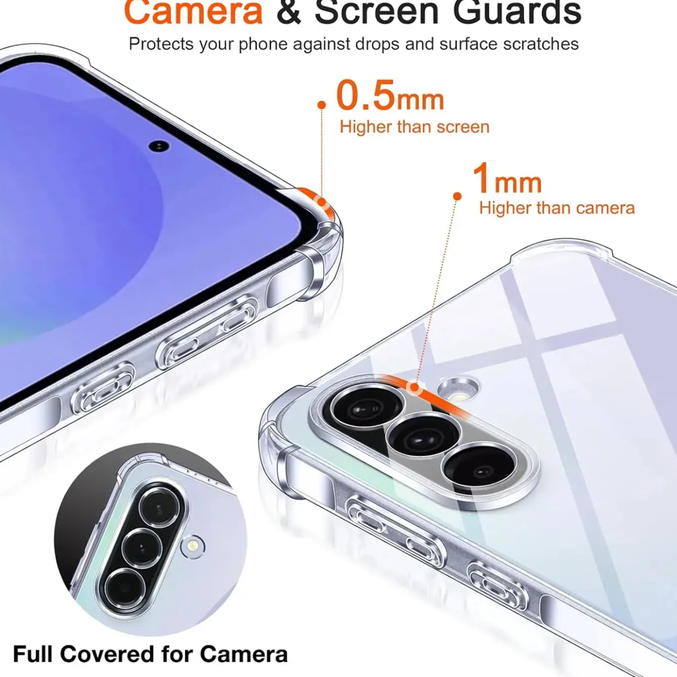 Samsung Galaxy A56 5G - Stoßfestes Clear Case