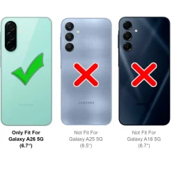 Samsung Galaxy A26 5G - Stoßfestes Clear Case