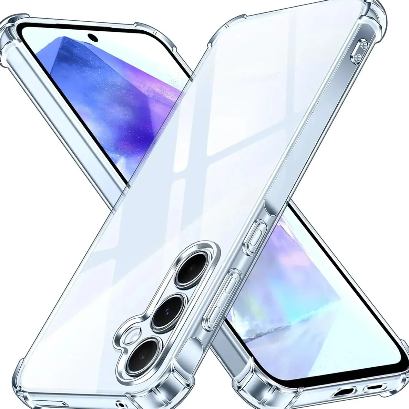 Samsung Galaxy A55 5G - Stoßfestes Clear Case
