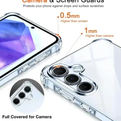 Samsung Galaxy A55 5G - Stoßfestes Clear Case