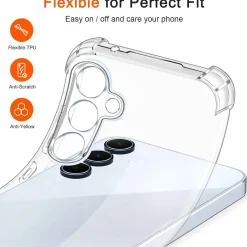 Samsung Galaxy A55 5G - Stoßfestes Clear Case