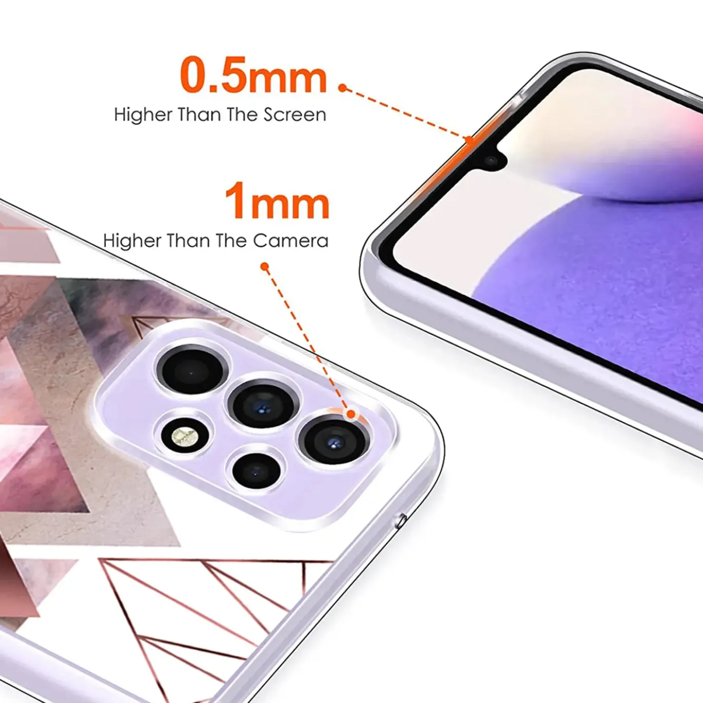 Samsung Galaxy A33 5G - TPU Case mit Motivdruck