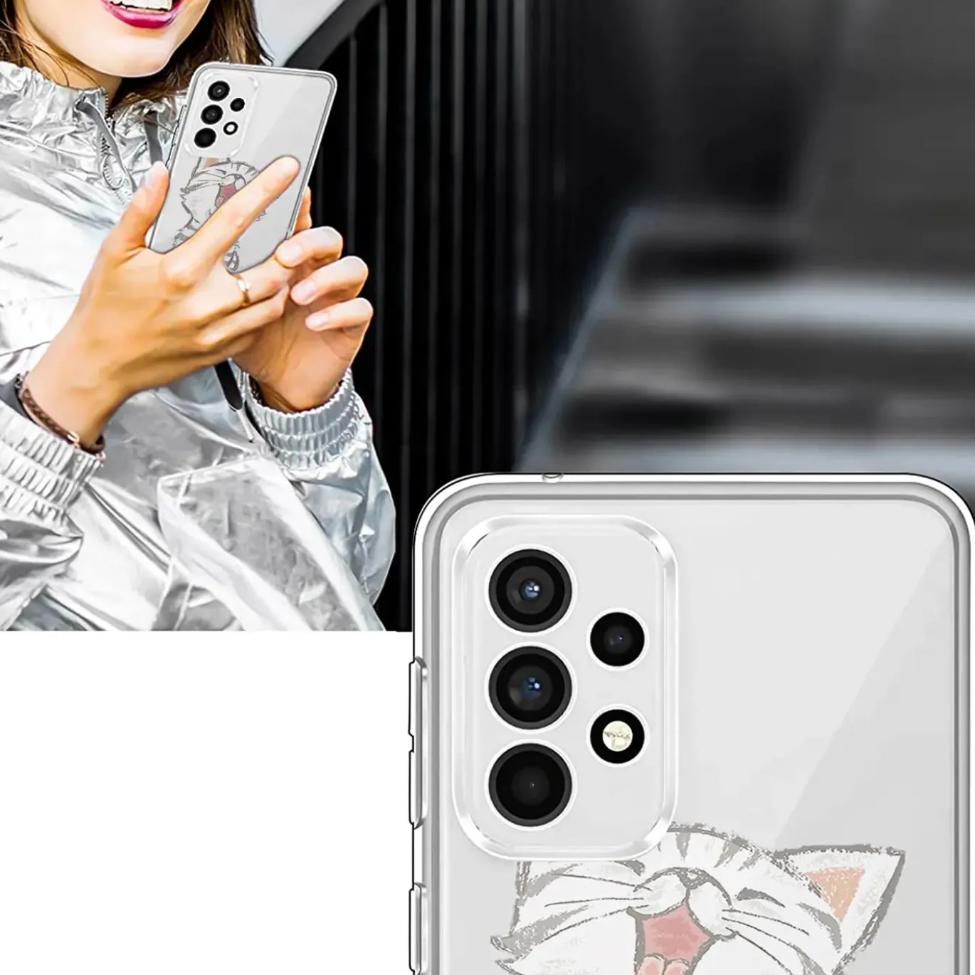 Samsung Galaxy A33 5G - TPU Case mit Motivdruck