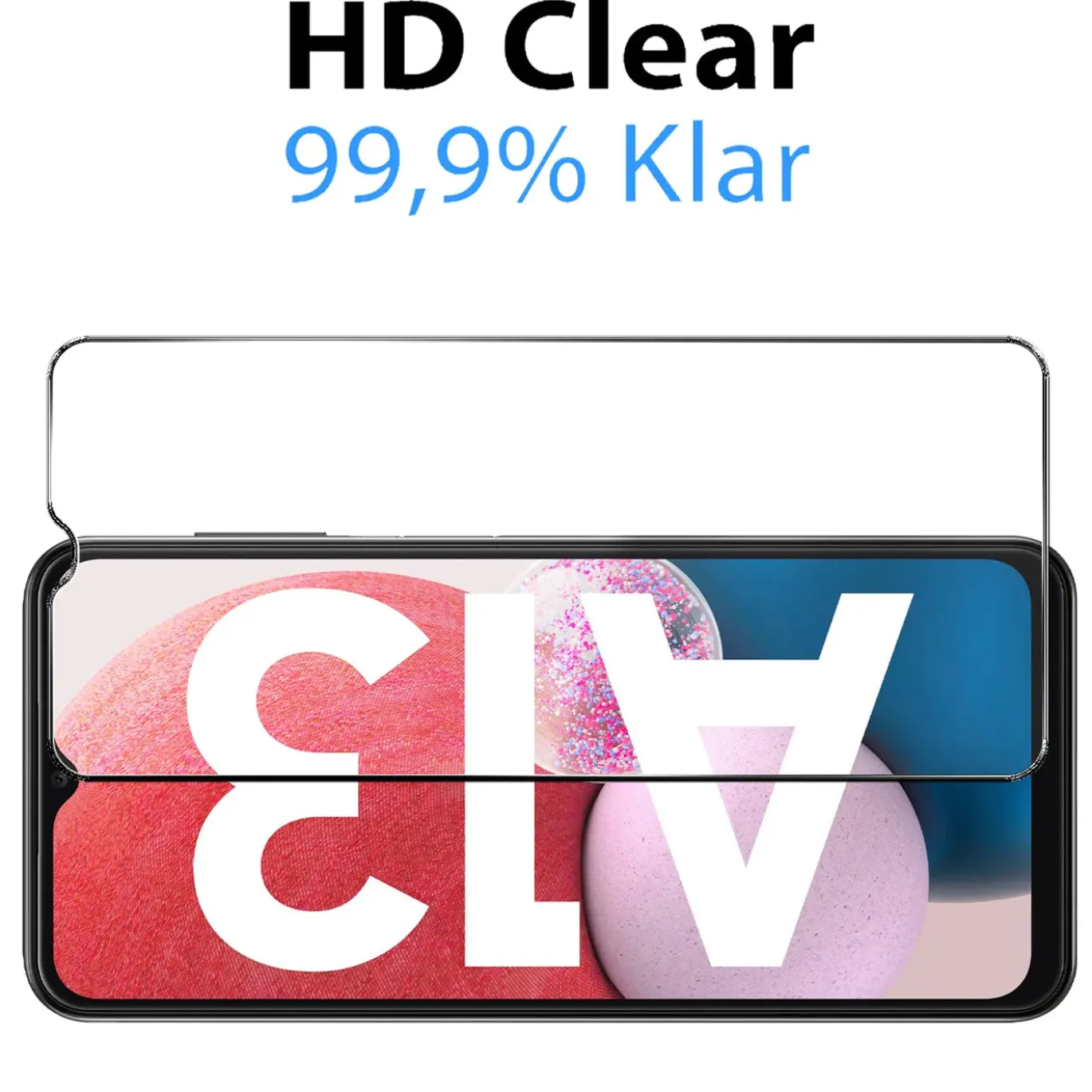 Samsung Galaxy A13 4G - 2x 9H Panzer Glasfolie, Displayfolie