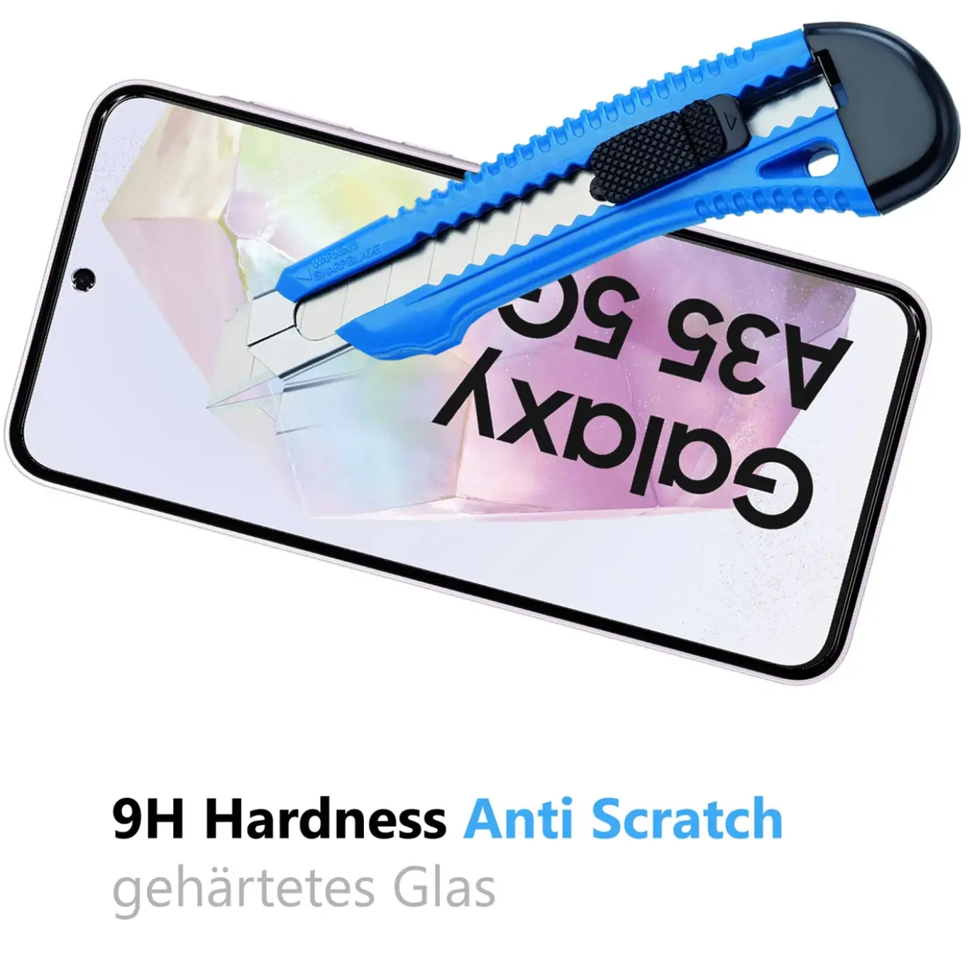Samsung Galaxy A35 5G - 2x 9H Panzer Glasfolie, Displayfolie