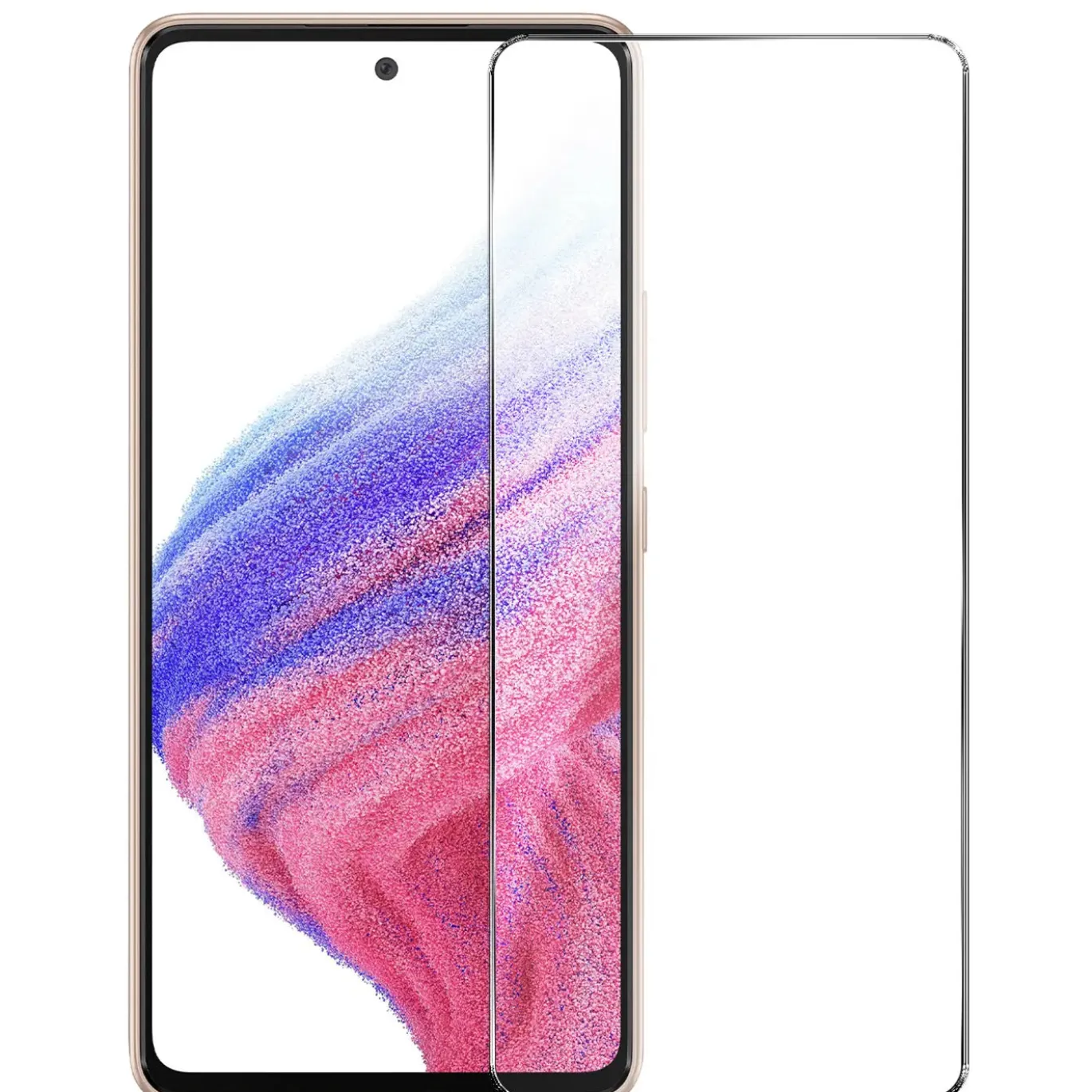 Samsung Galaxy A53 5G - 2x 9H Panzer Glasfolie, Displayfolie