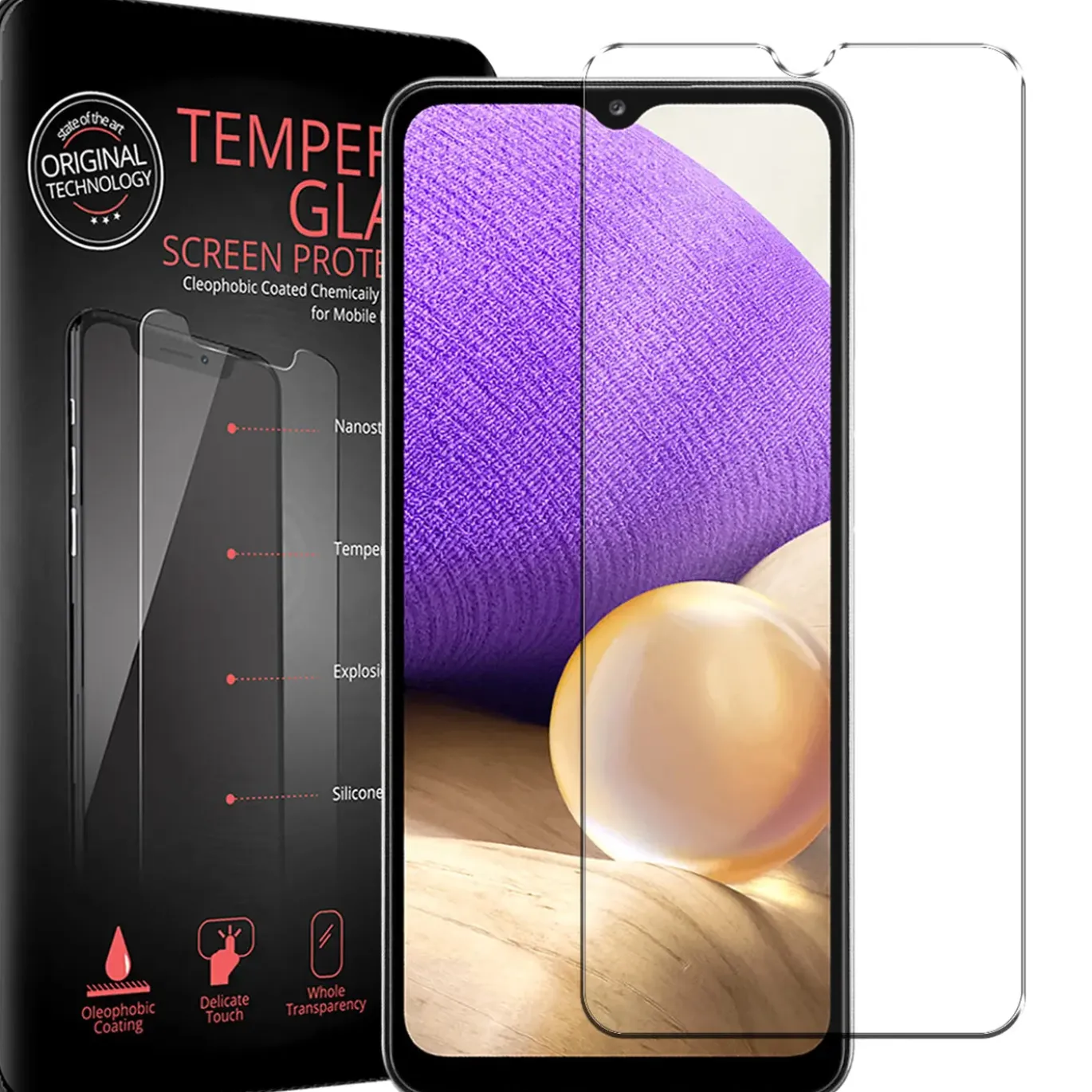 Samsung Galaxy A33 5G - 2x 9H Panzer Glasfolie, Displayfolie