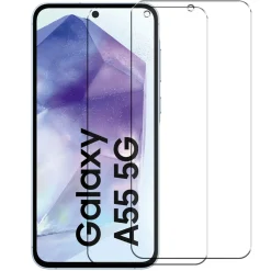 Samsung Galaxy A55 5G - 2x 9H Panzer Glasfolie, Displayfolie